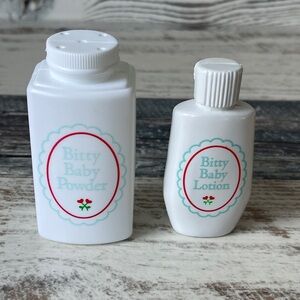 American Girl Bitty Baby Doll Bitty’s DIAPER BAG - Powder & Lotion BOTTLES Only